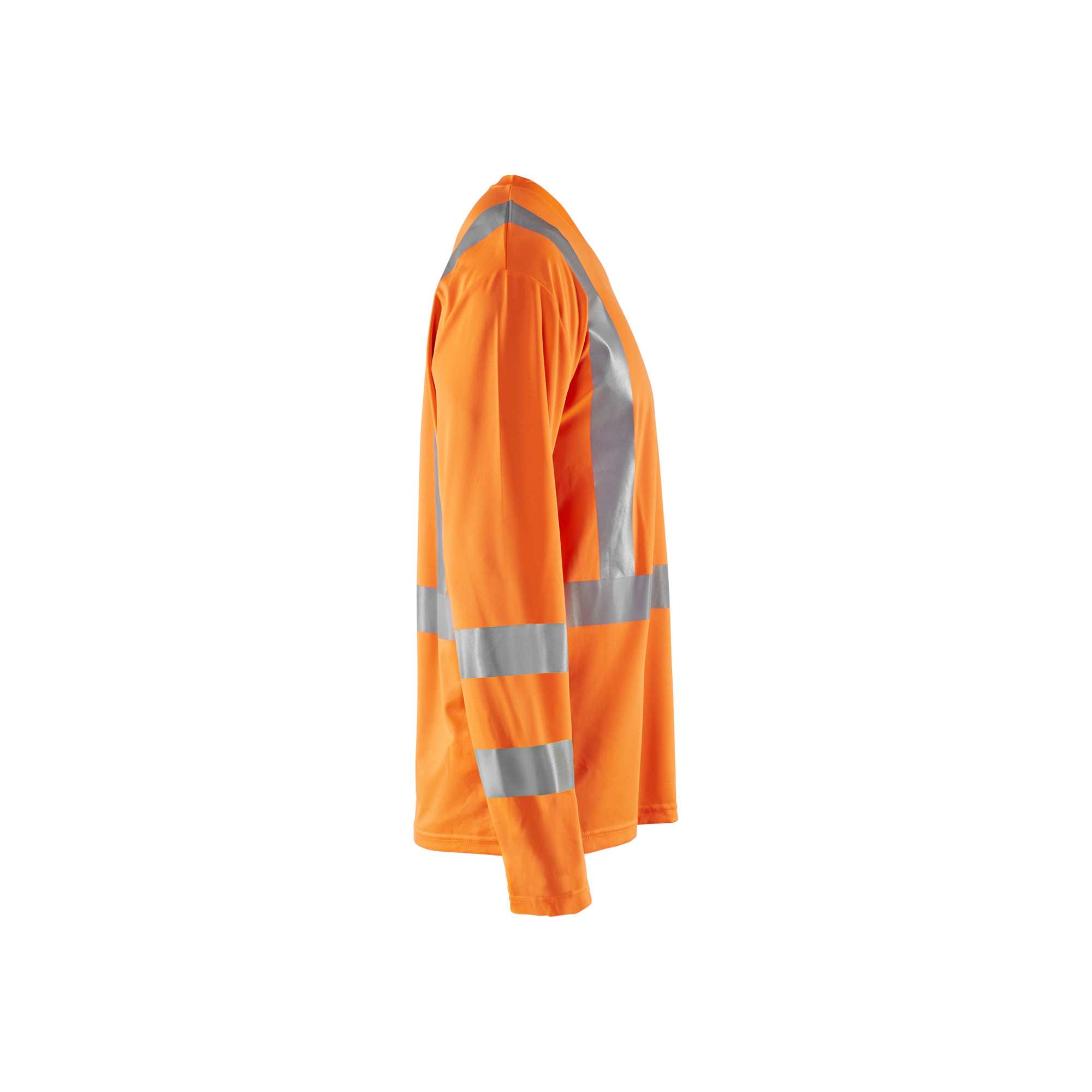 BLAKLADER 33831011 Hi Vis UV long sleeved T shirt Hi Vis Reflective Long Sleeve Work T-Shirt MEN - 100% Polyester